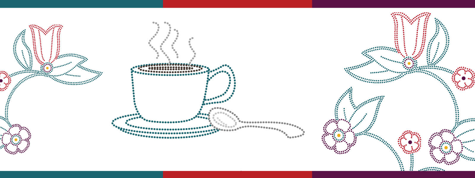 illustration of coffee mug with spoon with words "Native American Heritage Month Coffee Break Webinar"